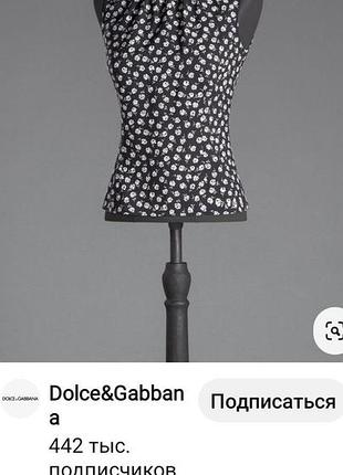 Dolce&gabbaba восхитительный топ блузка
