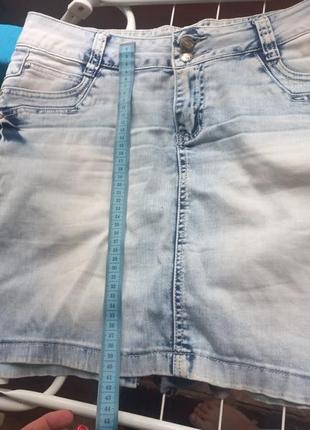 Джинсовая юбка в идеальном состоянии l-xl