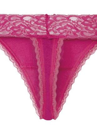 Комплект женских трусиков из 5 штук, размер m/l, цвет малиновый, розовый, белый