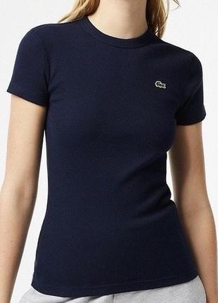 Футболка в рубчик lacoste