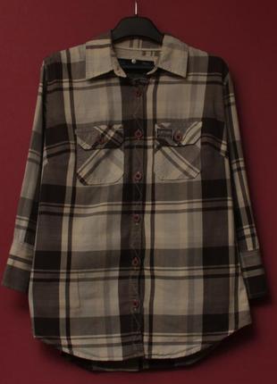 Superdry рр m рубашка-трансформер из хлопка