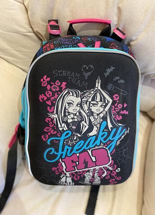 Шкільний каркасний рюкзак kite monster high