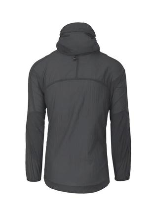 Куртка вітровка helikon-tex windrunner shadow grey сіра m3 фото