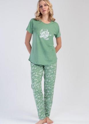 Пижамка футболка брюки для дома и сна
