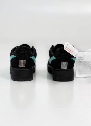 Nk117 кросівки в стилі nike air force 1 low tiffany & co6 фото