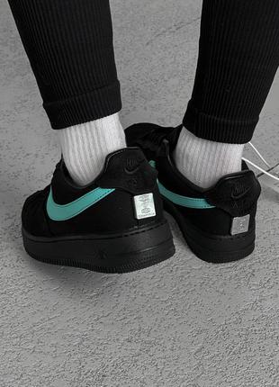 Nk117 кроссовки в стиле nike air force 1 low tiffany &amp; co9 фото