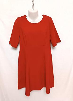 Міді сукня червоного кольору bodyflirt 14/42/40/l/xl/48/