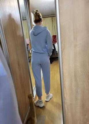 Женский костюм s m спортивний костюм 42 44 світшот в стані нового джогери осінь на флісі на байці теплый костюм sinsay
