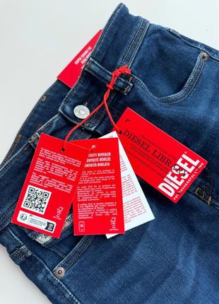 Джинси темно-сині скині оригінал diesel 1984 slandy skinny jeans a0359809c19
