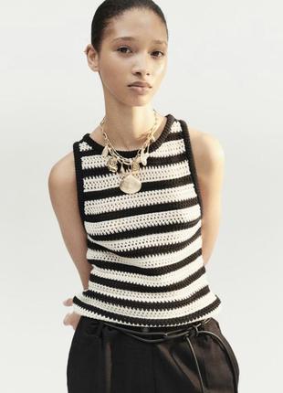 В‘язаний топ h&m
