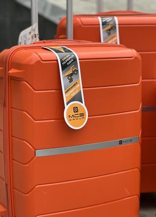 Полипропилен mcs средний чемодан дорожный m на колесах турция 75 литров3 фото