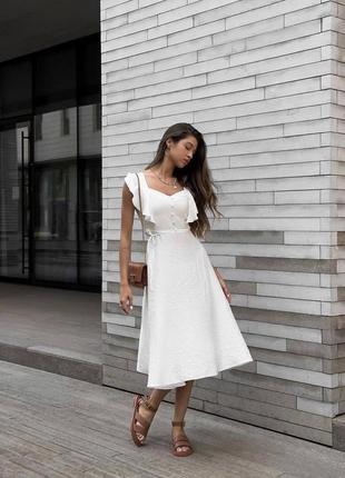 Красивий літній сарафан міді