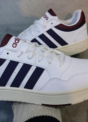 Кроссовки адидас спортивные adidas hoops 3.0 low classic vintage casual, кроссовки весенние адидас мужские2 фото