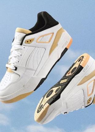 Кроссовки женские puma slipstream кожаные