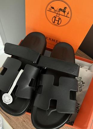 Шлепанцы в стиле hermes