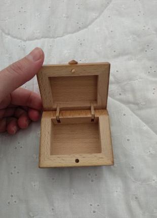 Шкатулка маленькая дерево ручная работа