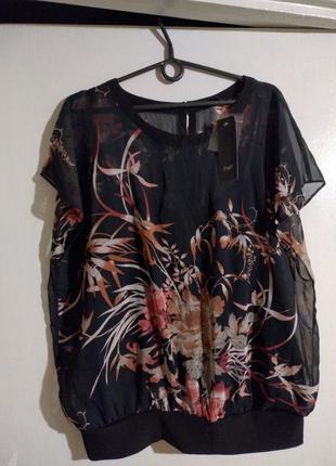 Жіноча блуза  f&f, us 16, uk20, нова, сток, люкс1 фото