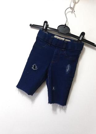 Denim co  детские шорты джинсовые синие лето/деми на мальчика 3-4 года