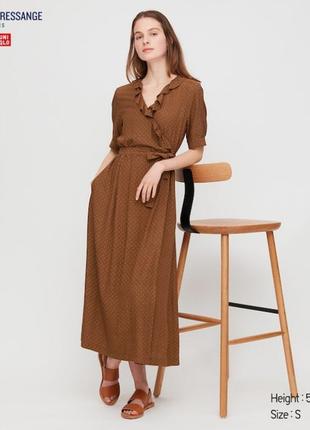 Стильна сукня на запах з колекції ines de la fressange від uniqlo