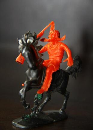 Індикатор із рушницею на коні jean hoefler фрг 54 мм рідкісна фігурка