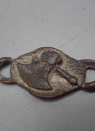 Подвеска археология накладка рисунок топор металл размер 4,2 х 1,9 см №13971