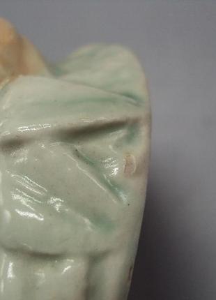 Фигура фарфор снх бсср минск ффз девочка с корзиной с грибами собирает грибы высота...