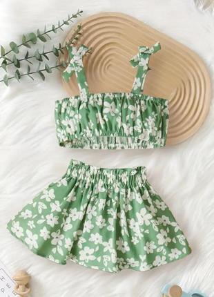 Летний костюм комплект для девочки