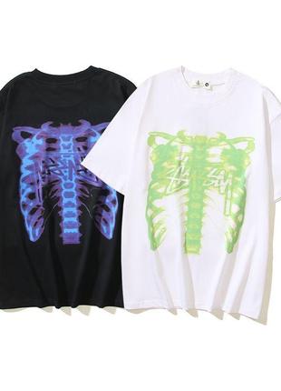 Футболка stüssy skeleton
