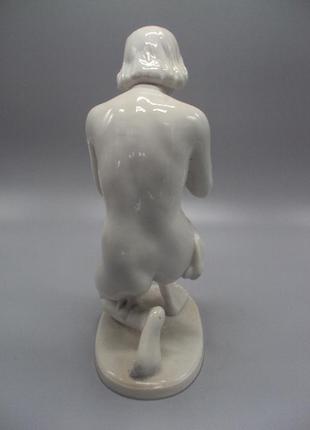 Фигура фарфор статуэтка валлендорф германия wallendorf обнаженная девушка умывается ню...