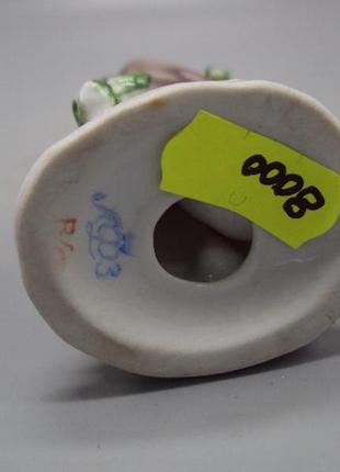 Фигура фарфор статуэтка лфз мальчик негритенок с ананасом ребенок африканец высота...