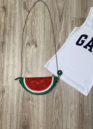 Сумочка, крос-боди, арбуз  🍉
