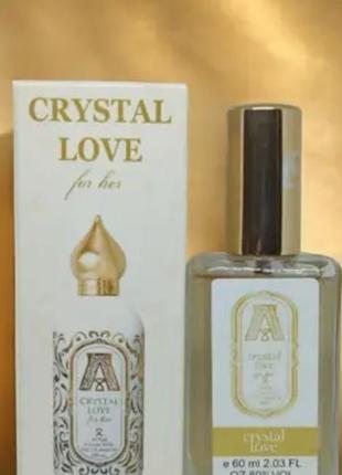Attar collection crystal love for her (аттар колокшн кристалл лав, кристаллл лав) тестер 60 мл женский парфюм
