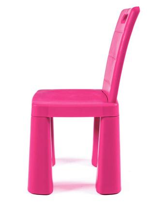 Стілець-табурет долоні рожевий пластиковий стільчик дитячий, див. опис5 фото