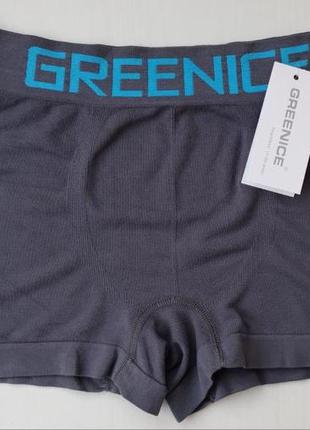 Боксери чоловічі greenice безшовні сірий темний xxl 4580