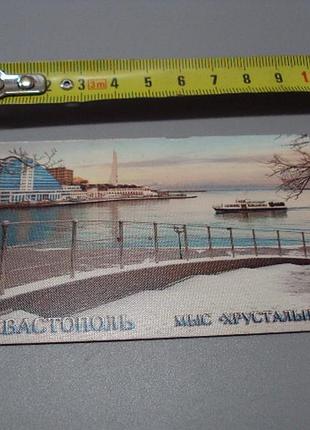 Магнит на холодильник севастополь мыс хрустальный крым пейзаж фотомагнит сувенир магнитик №15480