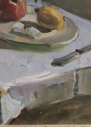 Г. глюк.»натюрморт з яблуками». закарпатська школа живопису. 1950- ті роки