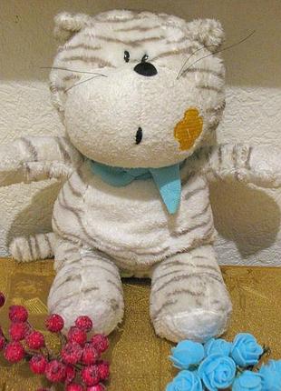 Мягкая игрушка белый кот nici