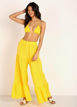 Палаццо, широкі штани shein широкі штани з рюшами