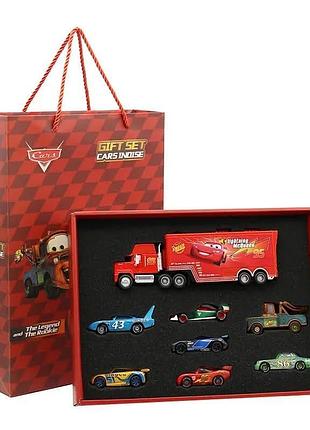 Cars disney pixar тачки набір машинок 8шт, cars. ігровий набір cars disney pixar машинки