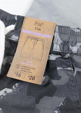 Комплект шорт от f&amp;f kids на 4-5 лет, 104-110 см.