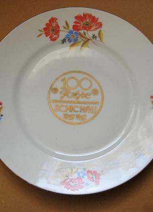 Тарілка = 100 jahre/літ/betriebsgemeinschaft schichau — підприємству шимау 1937 г германія — рейх