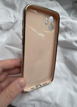 Бежевий чохол чехол на iphone 123 фото