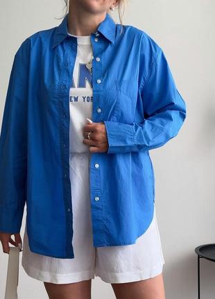 Стильная рубашка из хлопка h&m