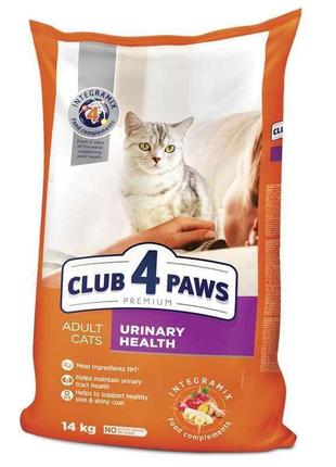 Club 4 paws (клуб 4 лапы) premium urinary health adult cat Adopt chicken корм для котов для мочевыводящих путей