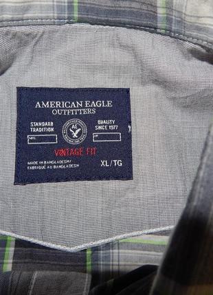 Мужская рубашка american eagle оригинал р.52 073rd (только в указанном размере, только 1 шт) 7