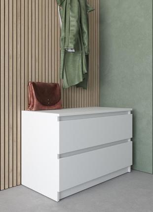 Комод тумба на 2 выдвижных ящика c фасадами без ручек r-19,комоды тумбы,вместительный...