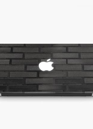 Чохол пластиковий macbook air 13,6 m2 (a2681) чорний кирпич (black brick) макбук про case hard cover матово-білий2 фото