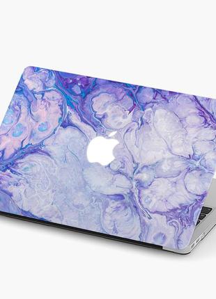 Чохол пластиковий macbook air 13,6 m2 (a2681) мармур (marble) макбук про case hard cover прозорий
