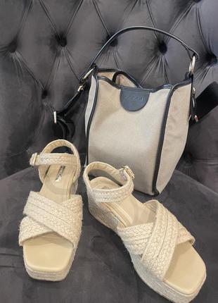 Босоніжки плетені primark, p.37 (23,8-24см)