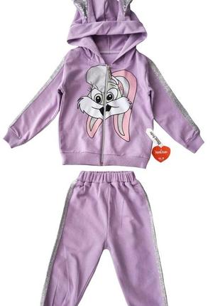 Спортивний костюм для дівчинки 92-104 см дитячий спортивний костюм для дівчинки туреччина